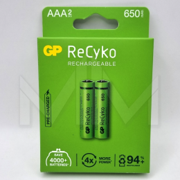 102 Батарейка GP Greencell AAA  650mAh