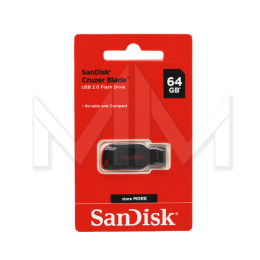 027 Флешка 64GB "Sandisk Cruzer Blade" USB2.0